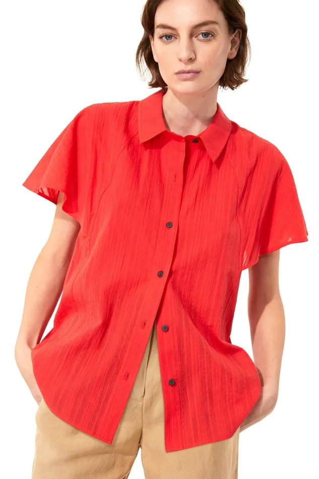 Women Mara Hoffman Tops Phebe Top Red