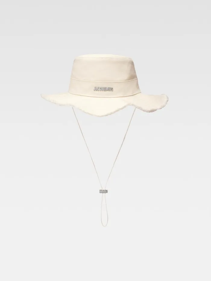 WomenMen Hats JACQUEMUS The Artichaut Bucket Hat Offwhite