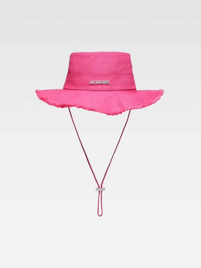 WomenMen Hats JACQUEMUS The Artichaut Bucket Hat Pink