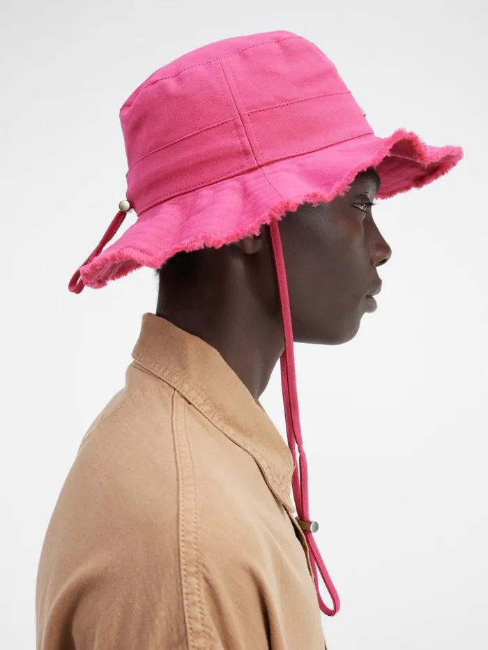 WomenMen Hats JACQUEMUS The Artichaut Bucket Hat Pink WomenMen Hats JACQUEMUS The Artichaut Bucket Hat Pink