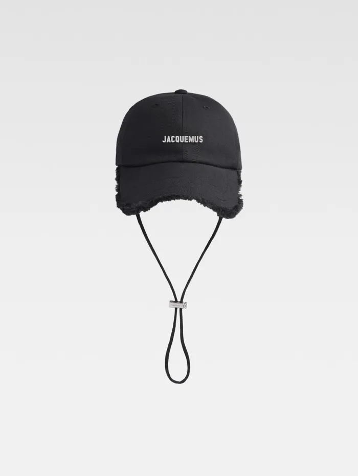 WomenMen Hats JACQUEMUS The Artichaut Cap Black