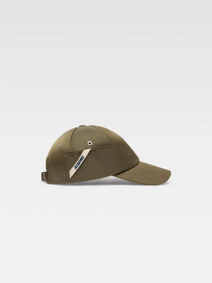 WomenMen Hats JACQUEMUS The Ovalie Cap Khaki