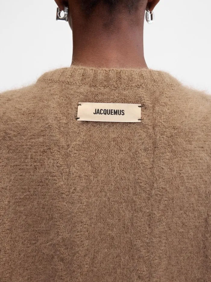 WomenMen Knits JACQUEMUS The Nuvola Sweater Camel WomenMen Knits JACQUEMUS The Nuvola Sweater Camel