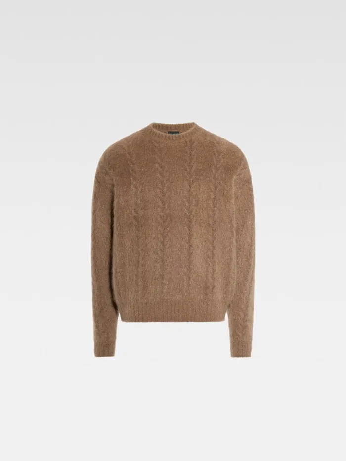 WomenMen Knits JACQUEMUS The Nuvola Sweater Camel WomenMen Knits JACQUEMUS The Nuvola Sweater Camel
