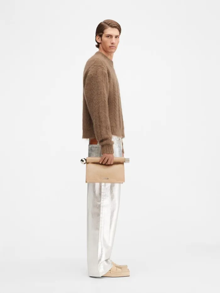 WomenMen Knits JACQUEMUS The Nuvola Sweater Camel WomenMen Knits JACQUEMUS The Nuvola Sweater Camel