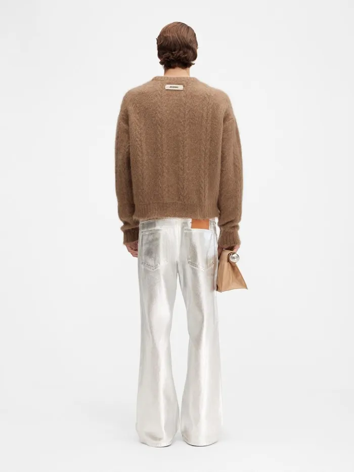 WomenMen Knits JACQUEMUS The Nuvola Sweater Camel WomenMen Knits JACQUEMUS The Nuvola Sweater Camel