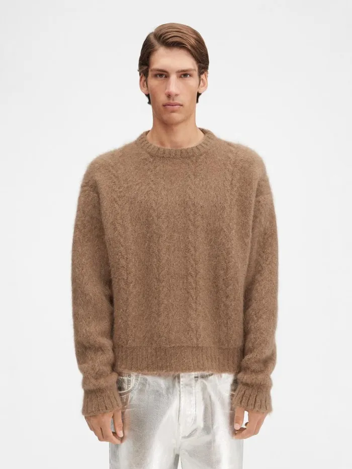 WomenMen Knits JACQUEMUS The Nuvola Sweater Camel WomenMen Knits JACQUEMUS The Nuvola Sweater Camel