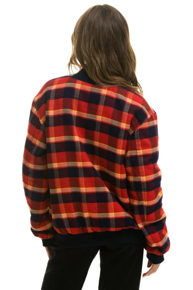 WomenMen Outerwear Aviator Nation PLAID UNISEX VARSITY JACKET 8211 RUGBY PLAID WomenMen Outerwear Aviator Nation PLAID UNISEX VARSITY JACKET 8211 RUGBY PLAID