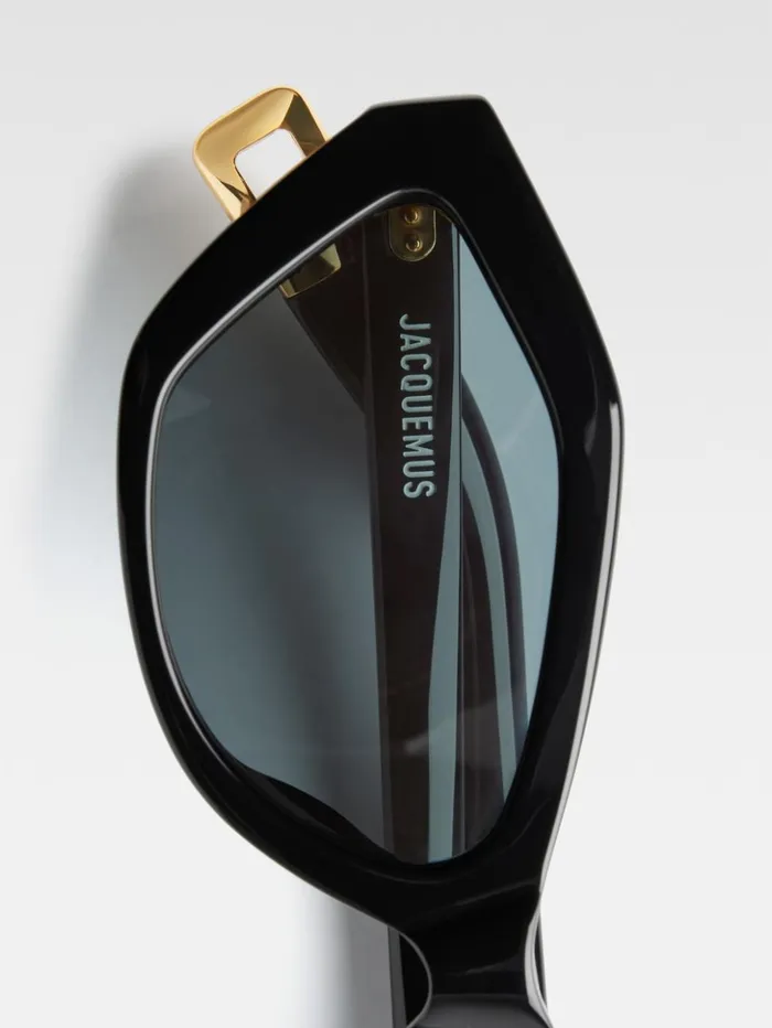 WomenMen Sunglasses JACQUEMUS The Bambino Sunglasses Black WomenMen Sunglasses JACQUEMUS The Bambino Sunglasses Black