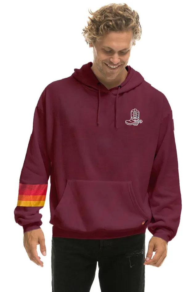 WomenMen Tops Aviator Nation DREAMY DRAW 2023 RELAXED PULLOVER HOODIE 8211 PLUM WomenMen Tops Aviator Nation DREAMY DRAW 2023 RELAXED PULLOVER HOODIE 8211 PLUM