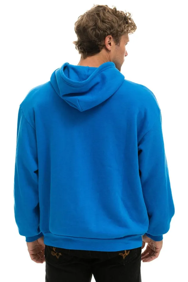 WomenMen Tops Aviator Nation MADE IN CALIFORNIA RELAXED PULLOVER HOODIE 8211 OCEAN WomenMen Tops Aviator Nation MADE IN CALIFORNIA RELAXED PULLOVER HOODIE 8211 OCEAN