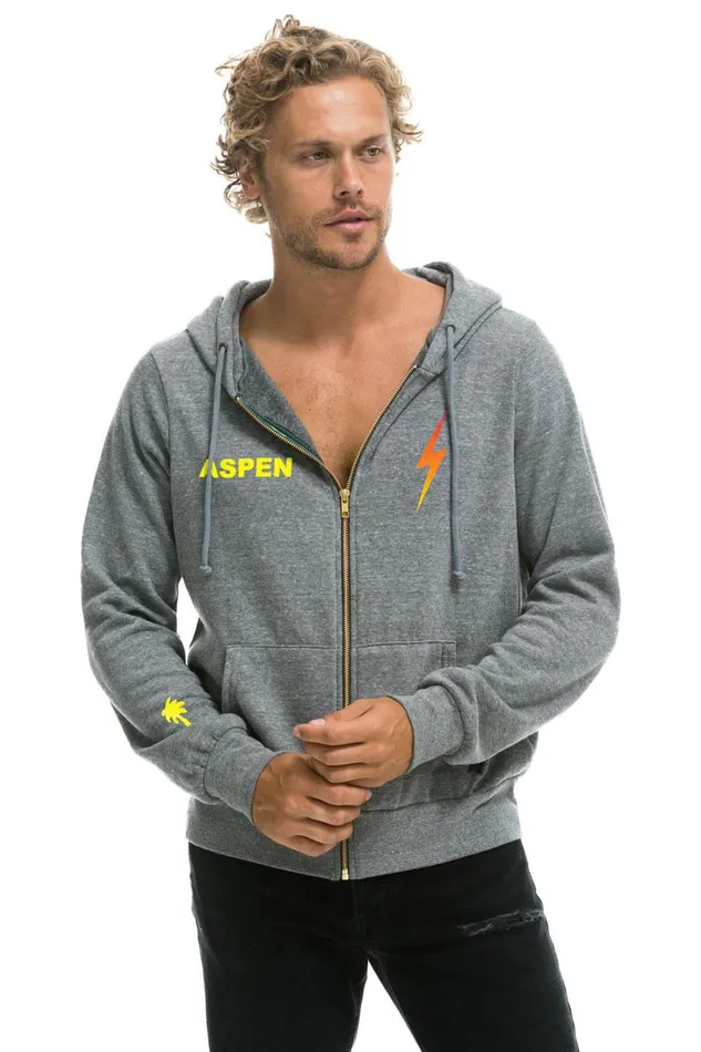 WomenMen Tops Aviator Nation PALM TREE FESTIVAL ASPEN 2024 ZIP HOODIE 8211 HEATHER WomenMen Tops Aviator Nation PALM TREE FESTIVAL ASPEN 2024 ZIP HOODIE 8211 HEATHER