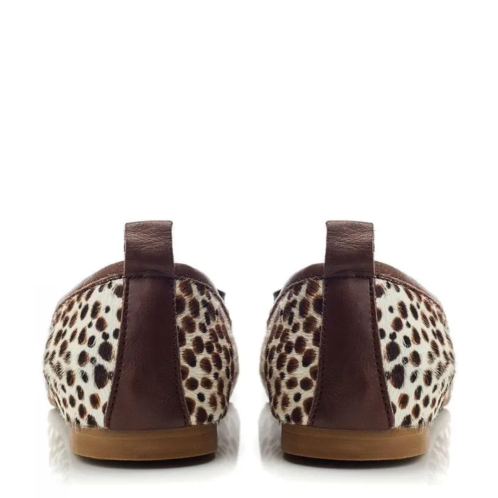 Women Moda In Pelle Casual Shoes Bsoleful BButterfly Leopard Leather