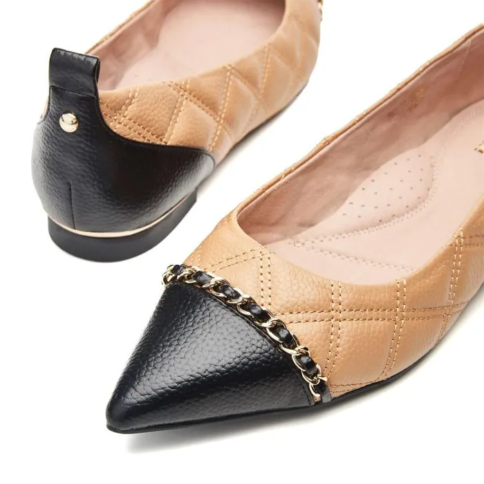 Women Moda In Pelle Casual Shoes Edessa Camel Leather