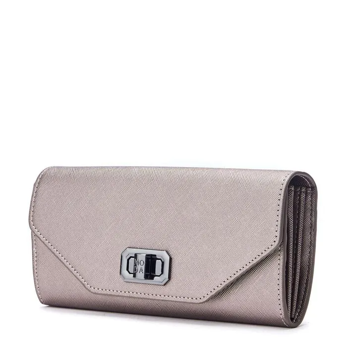 Women Moda In Pelle Crossbody Bags Boston Bag Pewter Porvair Women Moda In Pelle Crossbody Bags Boston Bag Pewter Porvair
