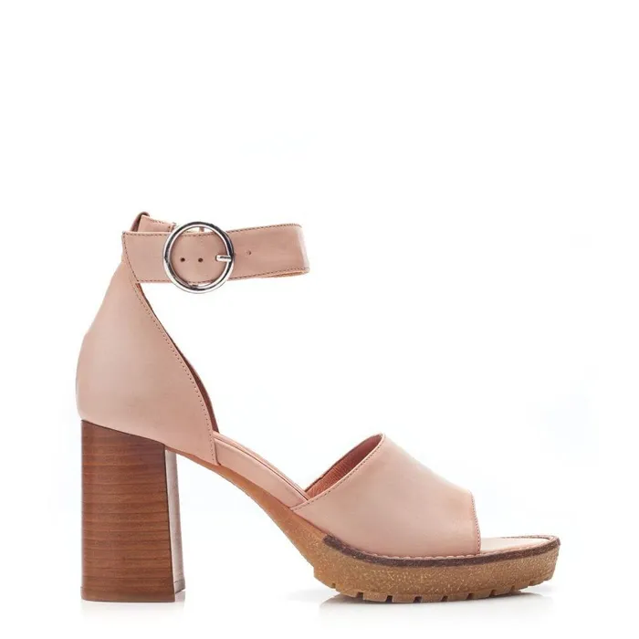 Women Moda In Pelle Heeled Sandals Margie Cameo Leather