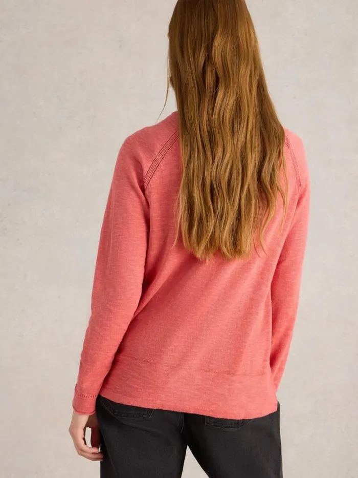Women NARIA JUMPER Dusty Pink White Stuff Knitwear Women NARIA JUMPER Dusty Pink White Stuff Knitwear