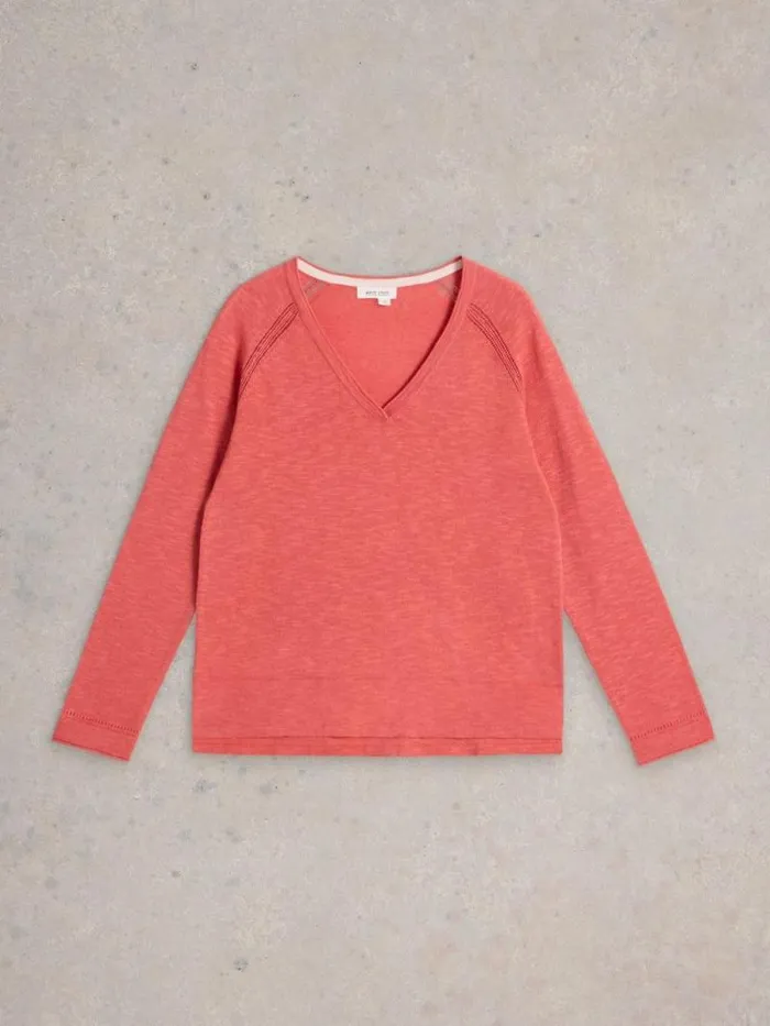 Women NARIA JUMPER Dusty Pink White Stuff Knitwear Women NARIA JUMPER Dusty Pink White Stuff Knitwear