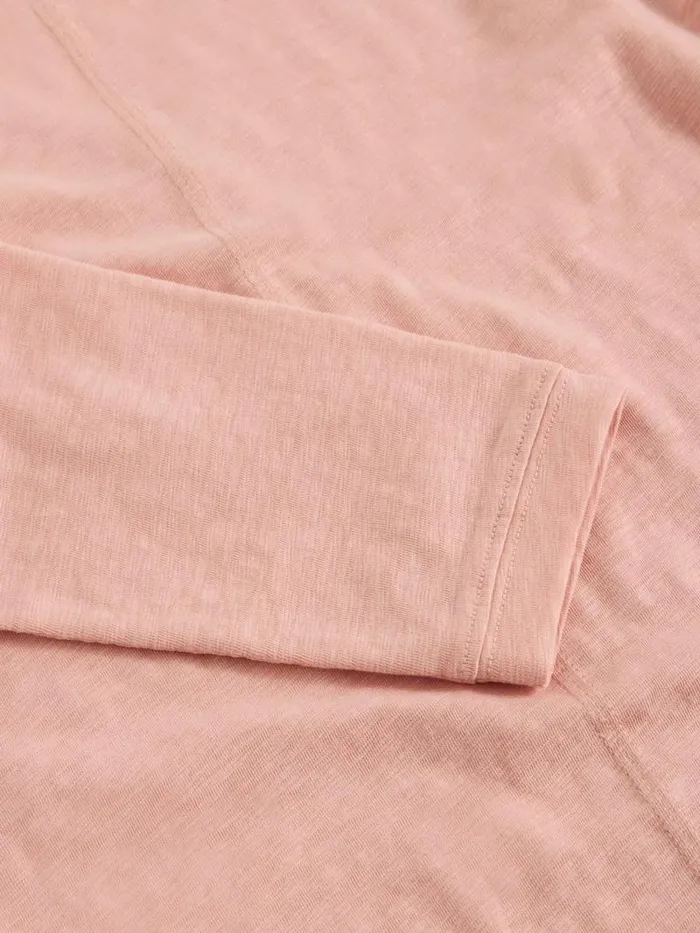 Women NELLY NECK TEE Dusty Pink White Stuff Tops and Tees