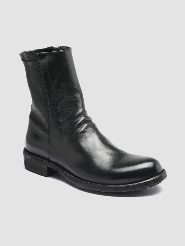 Women Officine Creative Footwear LEGRAND 203 Black Leather Ankle Boots Women Officine Creative Footwear LEGRAND 203 Black Leather Ankle Boots