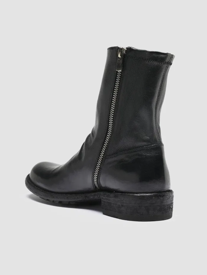 Women Officine Creative Footwear LEGRAND 203 Black Leather Ankle Boots Women Officine Creative Footwear LEGRAND 203 Black Leather Ankle Boots