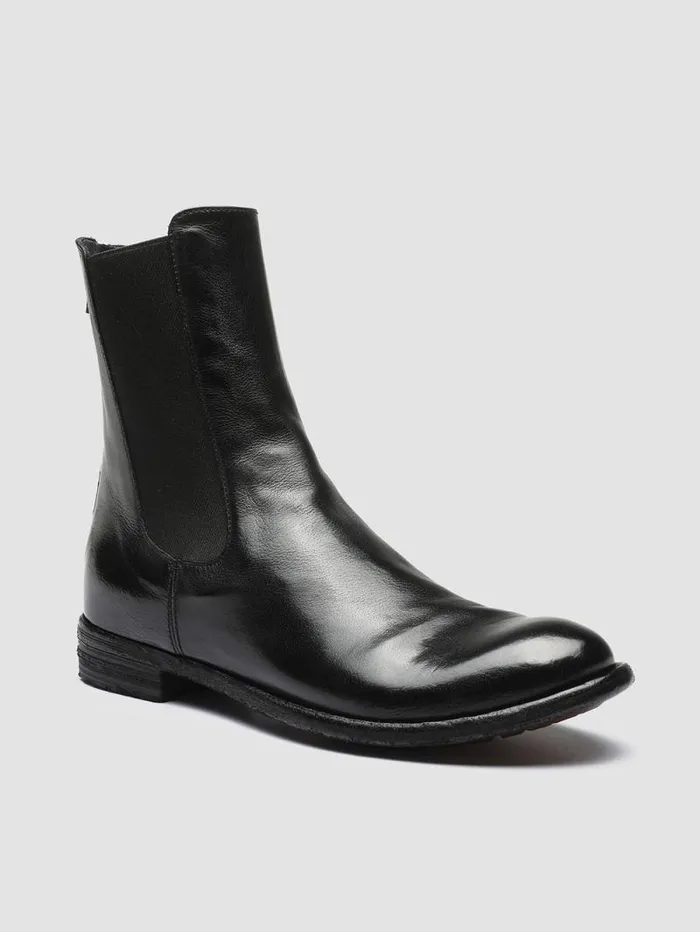 Women Officine Creative Footwear LEXIKON 073 Black Leather Chelsea Boots Women Officine Creative Footwear LEXIKON 073 Black Leather Chelsea Boots