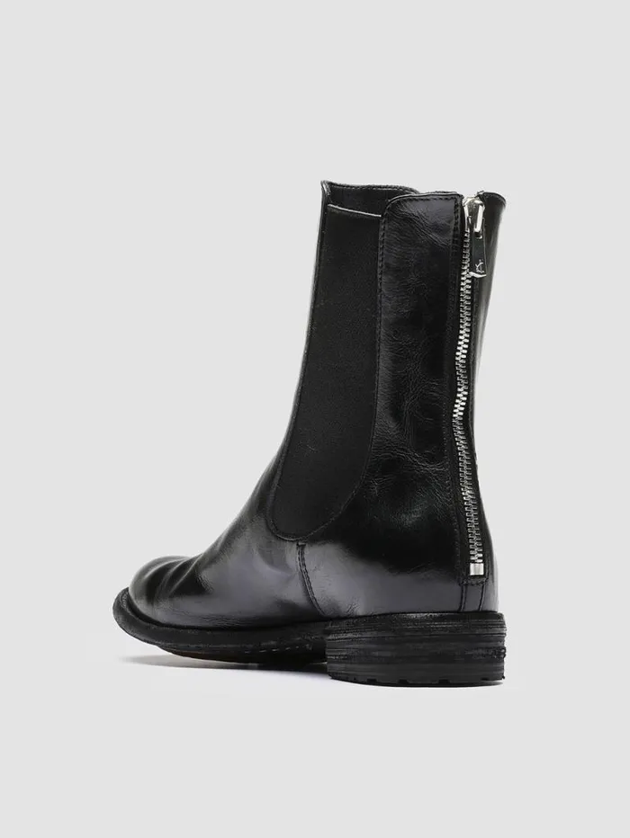 Women Officine Creative Footwear LEXIKON 073 Black Leather Chelsea Boots Women Officine Creative Footwear LEXIKON 073 Black Leather Chelsea Boots