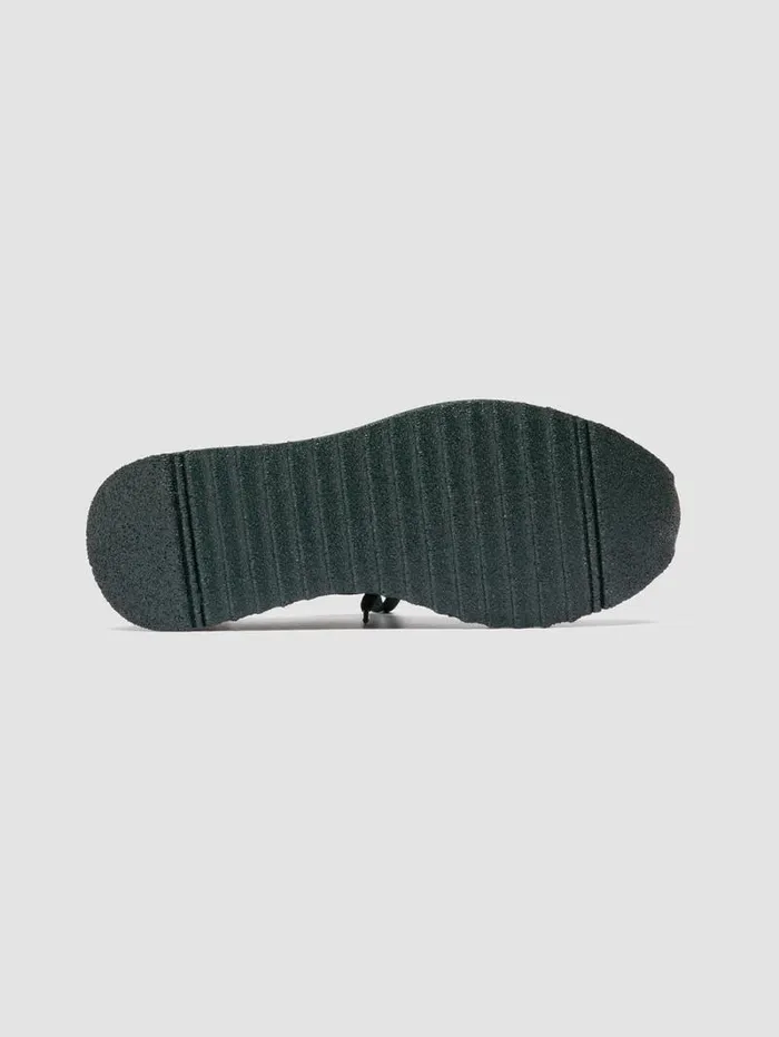 Women Officine Creative Footwear RACE RUBREX 101 Green Leather And Suede Low Top Sneakers Women Officine Creative Footwear RACE RUBREX 101 Green Leather And Suede Low Top Sneakers