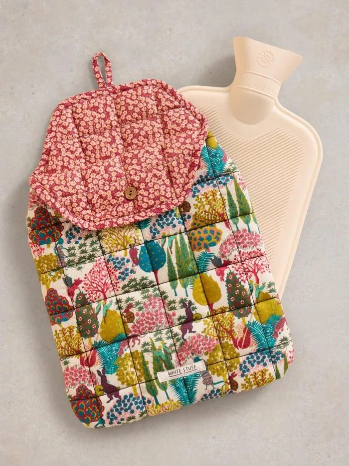 Women Reversible Hot Water Bottle Natural Print White Stuff Nightwear Women Reversible Hot Water Bottle Natural Print White Stuff Nightwear