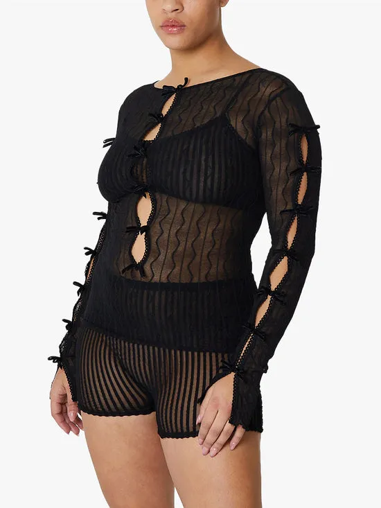 Women Ross Bow Top Night Tops Lisa Says Gah