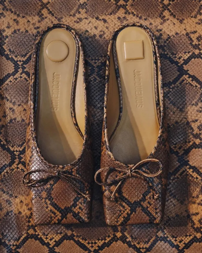 Women Shoes JACQUEMUS The Low Ballet Mules Light Brown Women Shoes JACQUEMUS The Low Ballet Mules Light Brown