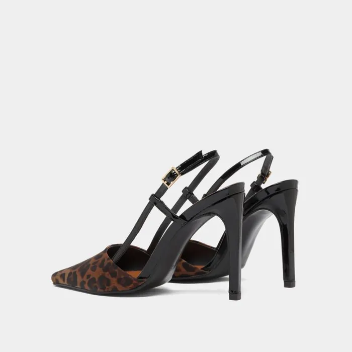 Women Slingbacks Pumps Leopard JONAK Slingbacks