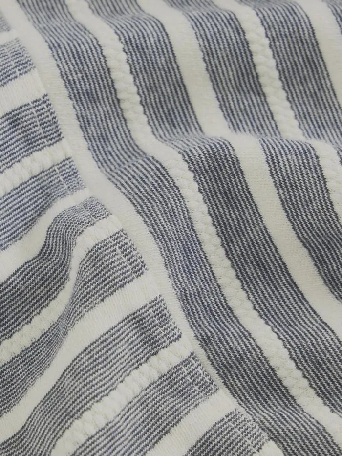 Women Stripe Tie Hem Top Grey Multi White Stuff Tops and Tees Women Stripe Tie Hem Top Grey Multi White Stuff Tops and Tees