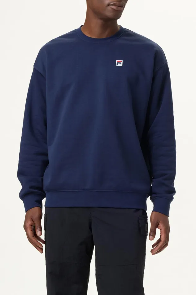 Women Sweatshirts and Hoodies Fila Classic Relaxed Sweatshirt 400 Fila Navy Women Sweatshirts and Hoodies Fila Classic Relaxed Sweatshirt 400 Fila Navy