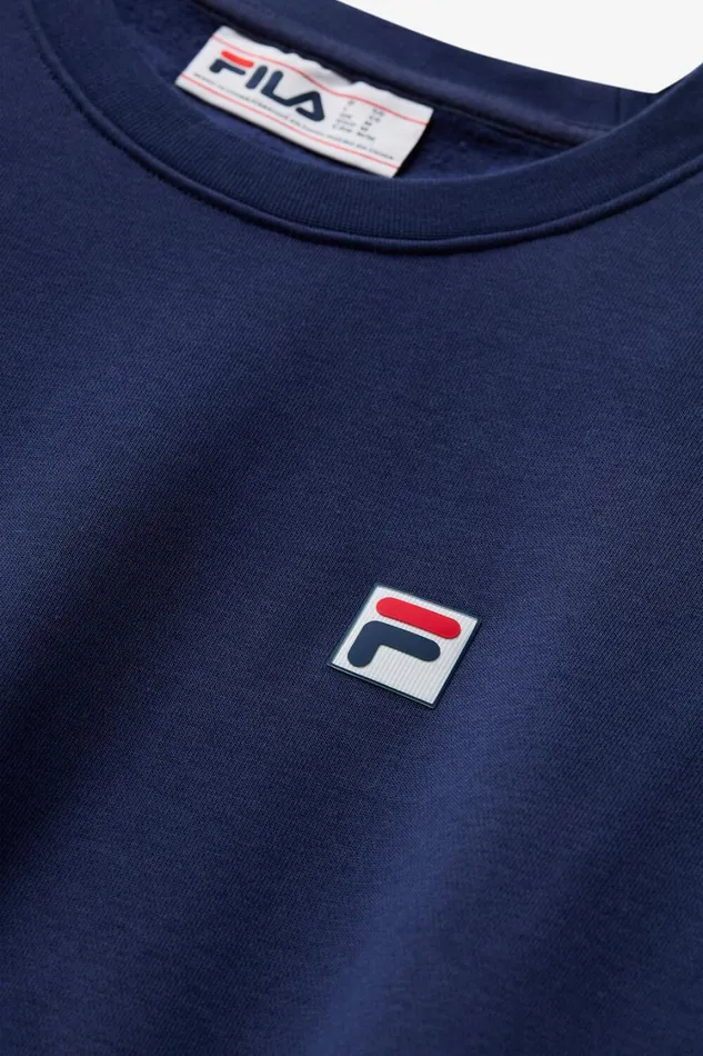 Women Sweatshirts and Hoodies Fila Classic Relaxed Sweatshirt 400 Fila Navy Women Sweatshirts and Hoodies Fila Classic Relaxed Sweatshirt 400 Fila Navy