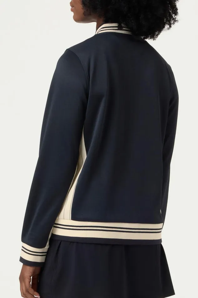 Women Tennis Fila Performance Iconic Settanta Jacket 978 Blackangora Women Tennis Fila Performance Iconic Settanta Jacket 978 Blackangora