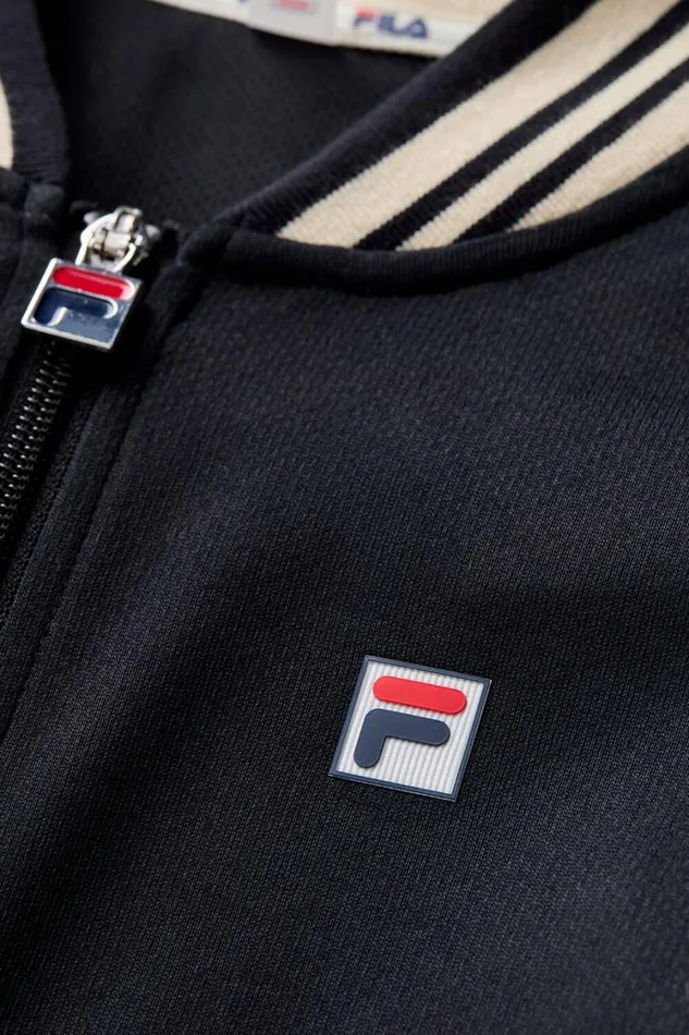 Women Tennis Fila Performance Iconic Settanta Jacket 978 Blackangora Women Tennis Fila Performance Iconic Settanta Jacket 978 Blackangora