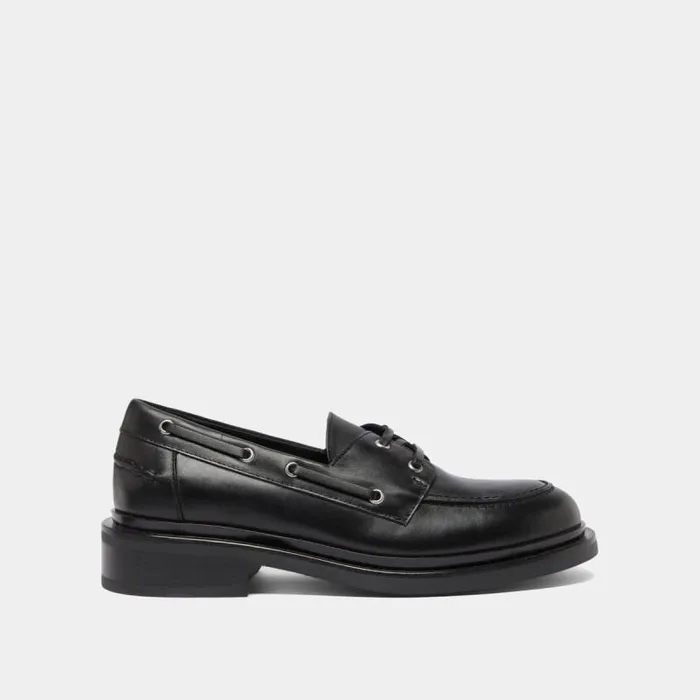 Women Thick Laceup Derbies Black JONAK Derbies Oxfords