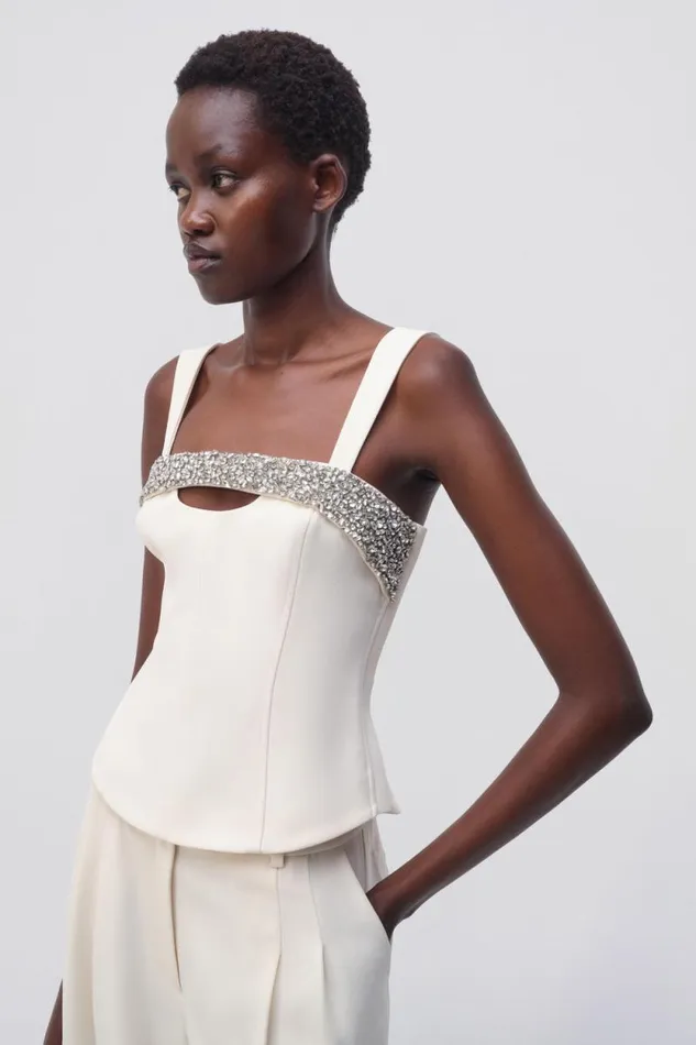 Women Tops and Bodysuits Jonathan Simkhai Angelita Top Women Tops and Bodysuits Jonathan Simkhai Angelita Top