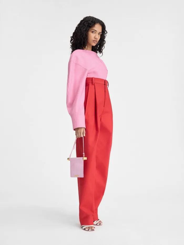 Women Tops and Shirts JACQUEMUS The Casaco Top Pink Women Tops and Shirts JACQUEMUS The Casaco Top Pink
