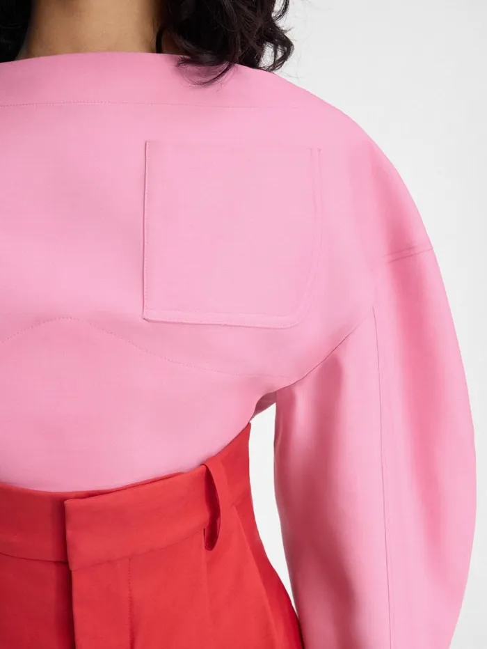 Women Tops and Shirts JACQUEMUS The Casaco Top Pink Women Tops and Shirts JACQUEMUS The Casaco Top Pink