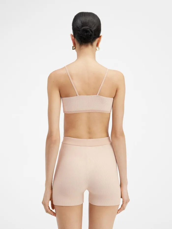 Women Tops and Shirts JACQUEMUS The Pral Bra Beige Women Tops and Shirts JACQUEMUS The Pral Bra Beige