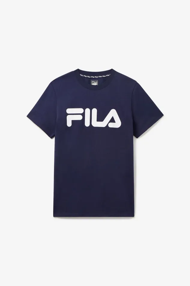 Women Tops and TShirts Fila Sportstyle Linear Logo Tee