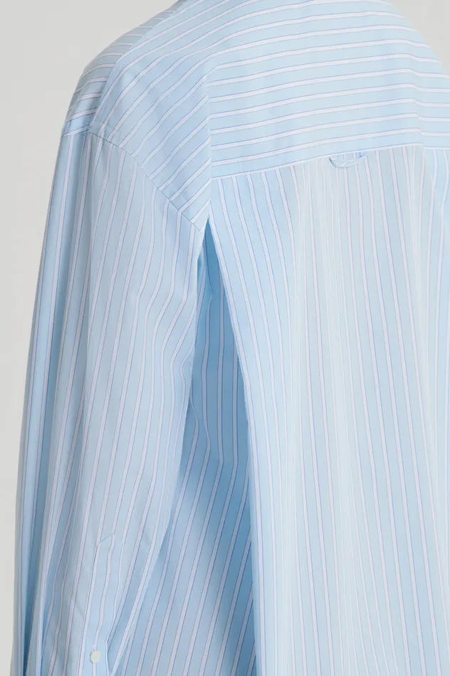Women Tops Scanlan Theodore STRIPED SHIRT PALEBLUE Women Tops Scanlan Theodore STRIPED SHIRT PALEBLUE