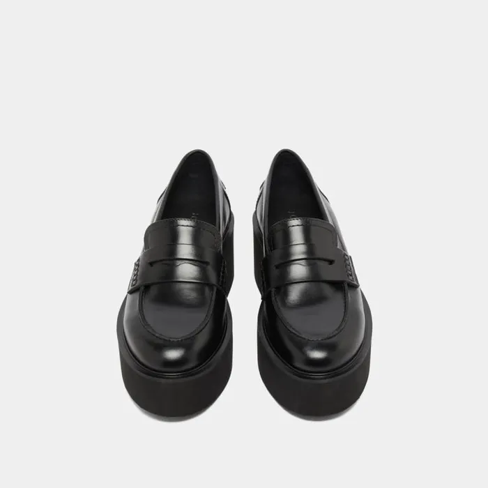 Women Wedge Loafers Black JONAK Loafers